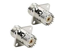 RF coaxial coax adapter UHF female to female SO-239 SO239 with panel