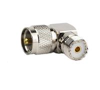 RF coaxial coax adapter UHF male PL259 to female so239 right angle…