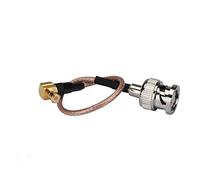 RF coaxial coax cable assembly BNC male to MCX male right angle 12''