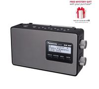 RF-D10EB DAB FM Portable Radio Panasonic Black One Size