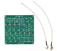 RF Demo Kit RF Test Board Demo Calibration Board with 18 Functional Modules for Vector Network Analyzer Antenna Analyzer Test Calibration Learning