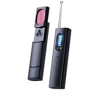 Rf Detector GPS Trackers ＆ Hidden Camera Detectors, 5 Modes Rf Detector with Extendable Booster Antenna and Infrared Lens, Portable Wireless Signals Scanner with Light