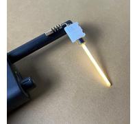 RF Diode Sensor Detector with LED Indicator Light for UHF Radio Signal Detection in Amateur Radio Equipment (white)