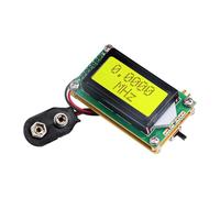 RF Frequency Counter Meter -500 MHz Tester Module with Digital 0802 LCD Display, Female Interface, 100 Resolution, PCB+FR4 Construction, Compatible with
