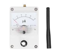 RF Level Meter Dial Type 100K-1000MHz Field Strength Indicator Meter with Antenna Suitable for Radio Antenna Radiation