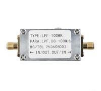 RF Low Pass Filter 1M 1G Module for Ham Radio with Nickel or Gold Plated Interface and 50 Ohm Matching (LPF-100MK)