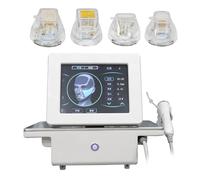 Rf Microneedling Device for Face and Body, Skin Tightening Anti-Aging Wrinkle Removal Rejuvenation Treatment with 1 Handles Ice Hammer Handle and Microneedle 4 Heads (1 Handle)