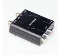 RF Modulator for RCA to Coaxial Converter for TV CH3/CH4 Switch AV Video Signal Adapter for Game Console