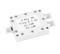 RF Power Splitter 2 Way Power Divider Module High Performance Signal Splitter for RF Communication Systems CNC Aluminum Alloy Housing