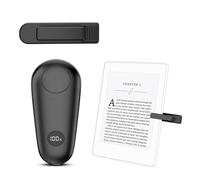 RF Remote Control Page Turner for Kindle Paperwhite Scribe Accessories, Page Turner Clicker for iPad Tablets Reading Novels Taking, Phone Camera Video Record Triggers Remote, Black Small clip