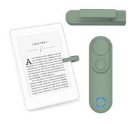 RF Remote Control Page Turner for Kindle Paperwhite Scribe Accessories, Page Turner Clicker for iPad Tablets Reading Novels Taking, Phone Camera Video Record Triggers Remote, Green
