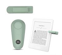 RF Remote Control Page Turner for Kindle Paperwhite Scribe Accessories, Page Turner Clicker for iPad Tablets Reading Novels Taking, Phone Camera Video Record Triggers Remote, Green Small clip