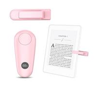 RF Remote Control Page Turner for Kindle Paperwhite Scribe Accessories, Page Turner Clicker for iPad Tablets Reading Novels Taking, Phone Camera Video Record Triggers Remote, Pink Small clip