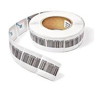 RF Security Labels 40x40mm 8.2MHz, Anti-Theft Stickers, 1000 Pack for Retail Protection