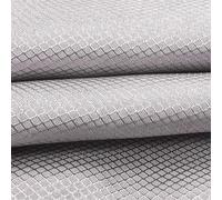 RF Shielding Fabric EMF Blocker Material Faraday Fabric-EMI RFID Shielding Anti Radiation Conductive Cloth Fabric RF Signals for Conductive Pads,Router Blocks,Blanket,Curtains,silver-3x1.1m
