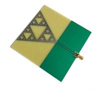 RF UWB Antenna Module Board With Fractal Technology, Interface, PCB Metal Construction, Size 98 X 98MM