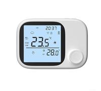 RF433 Programmable WiFi Boiler Thermostat Compatible with For Tuya Smart Home Platform Digital Temperature Control and USB Recharge Capability
