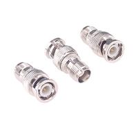 RFaha 3pcs BNC Male to TNC Female RF Coax Adapter BNC to TNC Coaxial Connector(F134-3)