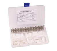 RFaha 555pcs JST-XH Connector Kit - 5/6/7 Pin Female Header Plug & Socket - JST XH Adapter Housing & Cable - Crimp DIP Kit