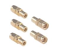 RFaha 5pcs SMA to SMB Coax Adapter SMA Male to SMB Female RF Coaxial Connector(F120-5)