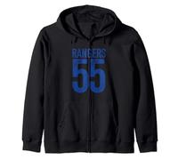 RFC 55th Scottish Premiership Winners Rangers Champion55 Zip Hoodie