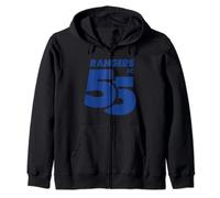 RFC 55th Scottish Premiership Winners Rangers Champion55 Zip Hoodie
