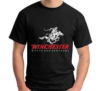 RFD6Uww23 New Winchester Rifle Men' Black T Shirt Black XXL