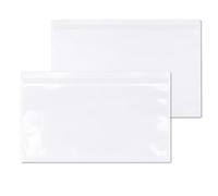 RFE 1000 x DL Plain Document Enclosed Wallets Plain Peel & Seal Clear Plastic Envelopes/Sleeves/Pockets/Wallets | Attach Invoices, Packing Lists & Delivery Notes to Parcels
