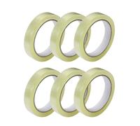 RFE 6 Rolls - Cellotape Strong Clear Packing Tape Rolls Extra Long | 24mm (1") x 66m | Packaging Sellotape Parcel Cellotape Transparent Gift Wrap Tape (6)