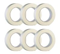 RFE Packing Strong Crossweave Reinforced Tape,6 Rolls of 25mm x 50m,Transparent Bi-Directional Filament Strapping Tape, Fiberglass Reinforced Tape,Heavy Duty Tape for Moving Bundling Sealing (6)
