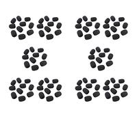 Rfeeuubft 1000Pcs Microphone Headset Grill Windshield Sponge Foam Black Mic Cover 30mmx8mm
