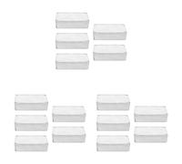 Rfeeuubft 15 Pcs Guitar Effects Pedal Aluminum Stomp Box Enclosure for DIY Guitar Pedal Kit 1590B