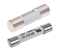 Rfeeuubft 2 Pcs 1000V White Ceramic Fuse for Multimeter, 1 Pcs 6.3 x 32Mm & 1 Pcs 10 x 38Mm