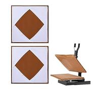 Rfeeuubft 2 PCS Heat Platen Wrap Cover Heat Protector for Protecting Sublimation Heat Pressing Machine B White