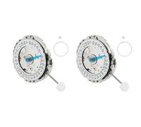 Rfeeuubft 2X 2813 Movement 4 Pin for DG3804-3 GMT Watch Movement Automatic Mechanical Movement Repair Parts