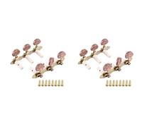 Rfeeuubft 2X Left Right Classical Guitar String Tuning Pegs Machine Heads Tuners Keys 3L3R Professional Guitar Accessories