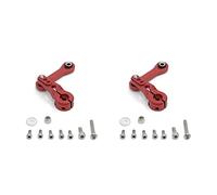 Rfeeuubft 2X Metal 25T Servo Arm + Link Rod for ARRMA 1/7 INFRACTION MOJAVE 1/8 KRATON SENTON TALION OUTCAST Parts,C