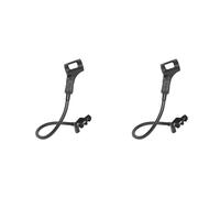 Rfeeuubft 2X Microphone Stand 360 Degree Flexible Gooseneck Microphone Stand Adjustable Desk Mic Arm Stand with Clip