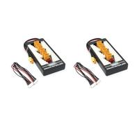 Rfeeuubft 2X Multi 2S-6S Lipo Parallel Balanced Charging Board XT60 Plug for RC Battery Charger B6AC A6 720I Charging Plate Board