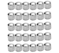 Rfeeuubft 30X Electric Guitar Bass Volume Knob Potentiometer Chord Cap Volume Knob Zinc Alloy