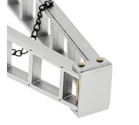 Rfeeuubft 3X 1/10 Scale Accessories Mini Folding Ladder for 1:10 RC Crawler Car TRX4 Axial SCX10 AXI03007,100mm