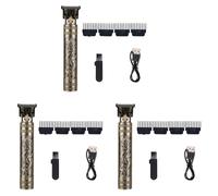 Rfeeuubft 3X Haircut for Men Recharge Shaver Adult Electric Vintage Clipper Home USB Charging Barber Shop A