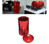 Rfeeuubft 3X Metal Oil Drum Fuel Tank Container for 1/10 D90 SCX10 Rock Crawler RC Car Decor Accessories