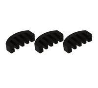 Rfeeuubft 3X Violin Practice Heavy Black Rubber Violin Mute Acoustic Electric