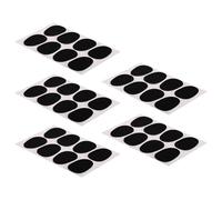 Rfeeuubft 40Pcs 0.3mm Mouthpiece Patches Pads Cushions for Alto Sax Tenor Saxophone Black