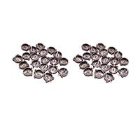 Rfeeuubft 40PCS CR1220 CR1225 Button Battery Holder 3V Button Battery Holder Plating Temperature