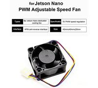 Rfeeuubft 4Pcs 4cm Cooling Fan for Nano 2GB/4GB(A02/B01/SUB) 5V 4PIN Anti Reverse Connection PWM Strong Speed Regulating Fan
