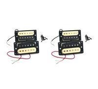 Rfeeuubft 4Pcs Electric Guitar Pickups 50/52 Faced Humbucker Double Coil Electric Guitar Pickups