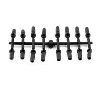Rfeeuubft 4X M3 Tie Rod End Ball Joint Cap 4.8mm 5mm for 3Racing S XI XIS D4 D5 Ultimate Advance 1/10 RC Car Parts