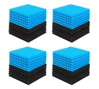 Rfeeuubft 50 Pcs Acoustic Panel Soundproof Studio Foam for Wall Sound-Absorbing Panel Soundproof Board Wedge,2.5X30X30cm